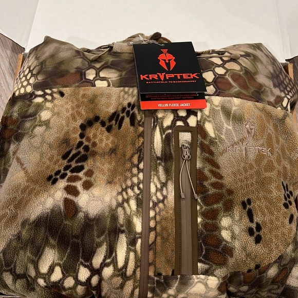 Kryptek’s Vellus fleece Jacket Camo XL Brand NEW - Picture 12 of 12